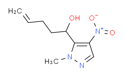 CAS No. 1586044-15-6, 1-(1-Methyl-4-nitro-1H-pyrazol-5-yl)pent-4-en-1-ol