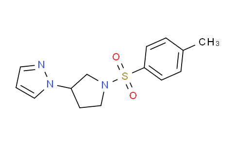 CAS No. 1228552-73-5, 1-(1-Tosylpyrrolidin-3-yl)-1H-pyrazole