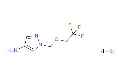 CAS No. 1185098-59-2, 1-(2,2,2-Trifluoro-ethoxymethyl)-1H-pyrazol-4-yl amine hydrochloride