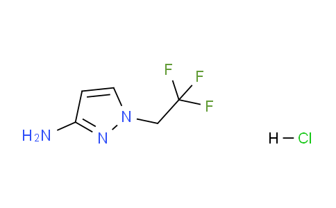 CAS No. 1349718-89-3, 1-(2,2,2-Trifluoroethyl)-1H-pyrazol-3-amine hydrochloride