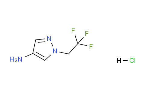 CAS No. 1185177-94-9, 1-(2,2,2-Trifluoroethyl)-1H-pyrazol-4-amine hydrochloride
