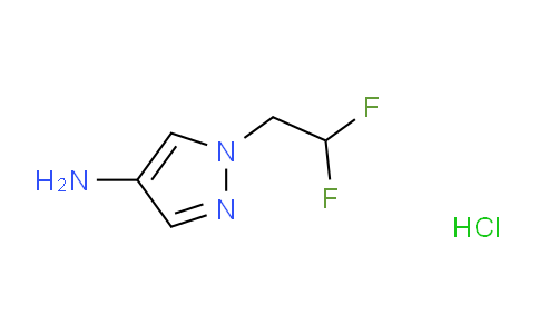 CAS No. 1197231-23-4, 1-(2,2-Difluoroethyl)-1h-pyrazol-4-amine hydrochloride