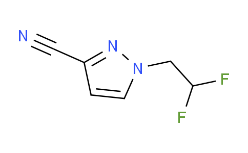 CAS No. 1245773-06-1, 1-(2,2-Difluoroethyl)-1H-pyrazole-3-carbonitrile