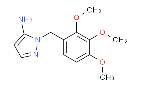 CAS No. 956780-52-2, 1-(2,3,4-Trimethoxybenzyl)-1H-pyrazol-5-amine