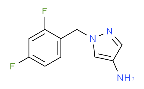 CAS No. 1240578-13-5, 1-(2,4-Difluorobenzyl)-1H-pyrazol-4-amine