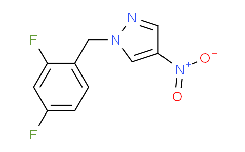 CAS No. 1240570-25-5, 1-(2,4-Difluorobenzyl)-4-nitro-1H-pyrazole