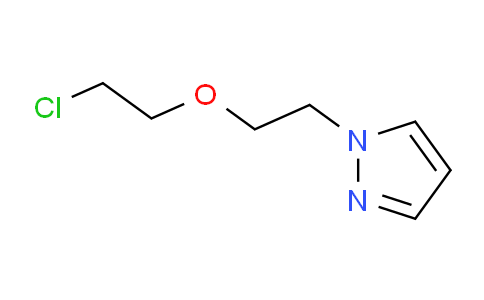 CAS No. 108223-75-2, 1-(2-(2-Chloroethoxy)ethyl)-1H-pyrazole