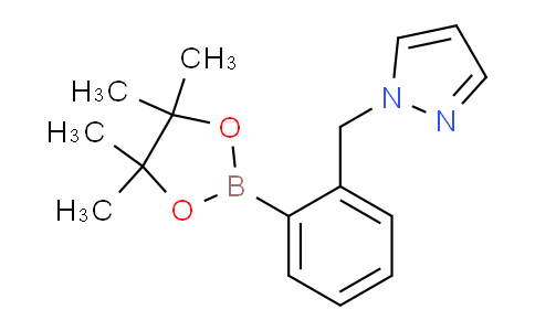 CAS No. 603113-18-4, 1-(2-(4,4,5,5-Tetramethyl-1,3,2-dioxaborolan-2-yl)benzyl)-1H-pyrazole
