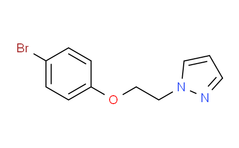 CAS No. 1150271-30-9, 1-(2-(4-Bromophenoxy)ethyl)-1H-pyrazole