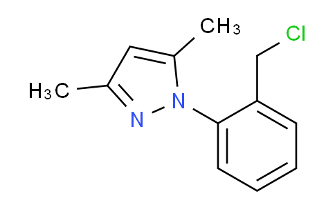 CAS No. 1152536-83-8, 1-(2-(Chloromethyl)phenyl)-3,5-dimethyl-1H-pyrazole