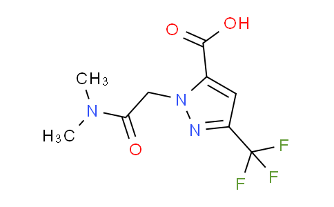CAS No. 1245808-55-2, 1-(2-(Dimethylamino)-2-oxoethyl)-3-(trifluoromethyl)-1H-pyrazole-5-carboxylic acid