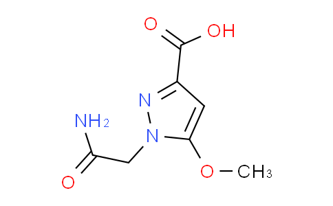 CAS No. 1263207-37-9, 1-(2-Amino-2-oxoethyl)-5-methoxy-1H-pyrazole-3-carboxylic acid