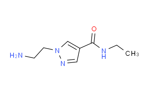 CAS No. 1707579-30-3, 1-(2-Aminoethyl)-N-ethyl-1H-pyrazole-4-carboxamide