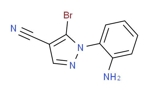 CAS No. 1269291-13-5, 1-(2-Aminophenyl)-5-bromo-1H-pyrazole-4-carbonitrile