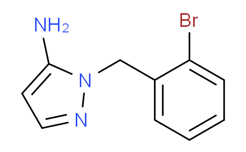 CAS No. 956401-22-2, 1-(2-Bromobenzyl)-1H-pyrazol-5-amine