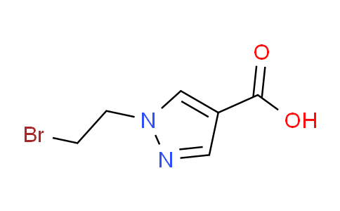 CAS No. 1403566-74-4, 1-(2-Bromoethyl)-1H-pyrazole-4-carboxylic acid