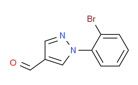 CAS No. 1153042-50-2, 1-(2-Bromophenyl)-1H-pyrazole-4-carbaldehyde