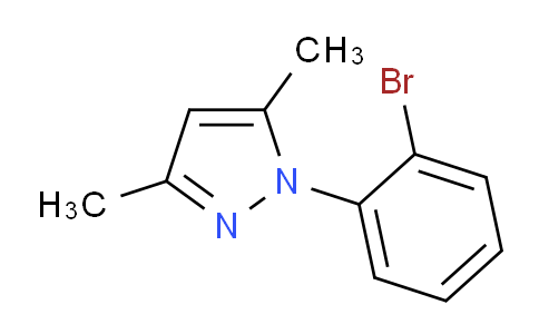 CAS No. 1155573-50-4, 1-(2-Bromophenyl)-3,5-dimethyl-1H-pyrazole