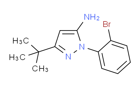 CAS No. 476637-04-4, 1-(2-Bromophenyl)-3-(tert-butyl)-1H-pyrazol-5-amine