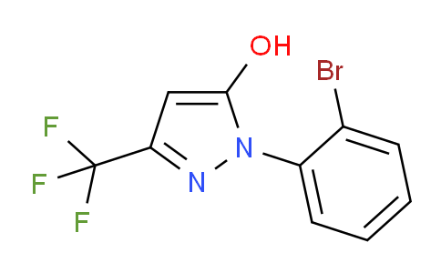 CAS No. 1153042-94-4, 1-(2-Bromophenyl)-3-(trifluoromethyl)-1H-pyrazol-5-ol
