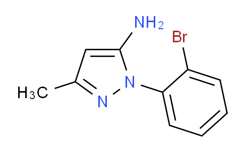 CAS No. 1155573-56-0, 1-(2-Bromophenyl)-3-methyl-1H-pyrazol-5-amine