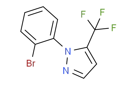 CAS No. 497833-00-8, 1-(2-Bromophenyl)-5-(trifluoromethyl)-1H-pyrazole