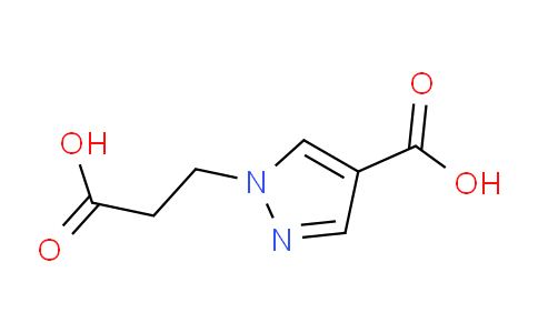 CAS No. 1052624-90-4, 1-(2-Carboxyethyl)-1H-pyrazole-4-carboxylic acid