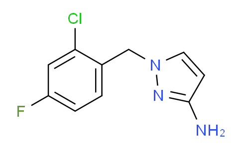 CAS No. 1001757-50-1, 1-(2-Chloro-4-fluorobenzyl)-1H-pyrazol-3-amine