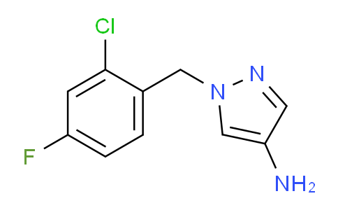CAS No. 1002033-29-5, 1-(2-Chloro-4-fluorobenzyl)-1H-pyrazol-4-amine