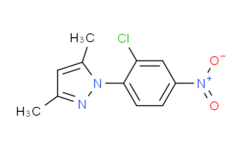 CAS No. 103862-71-1, 1-(2-Chloro-4-nitrophenyl)-3,5-dimethyl-1H-pyrazole