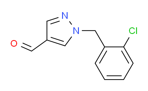 CAS No. 878218-13-4, 1-(2-Chlorobenzyl)-1H-pyrazole-4-carbaldehyde