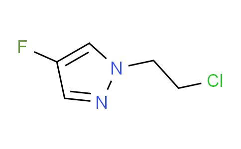CAS No. 1207961-54-3, 1-(2-Chloroethyl)-4-fluoro-1H-pyrazole