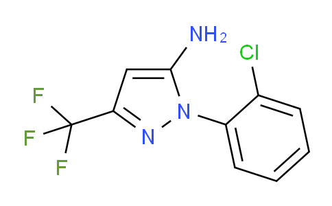 CAS No. 437711-26-7, 1-(2-Chlorophenyl)-3-(trifluoromethyl)-1H-pyrazol-5-amine