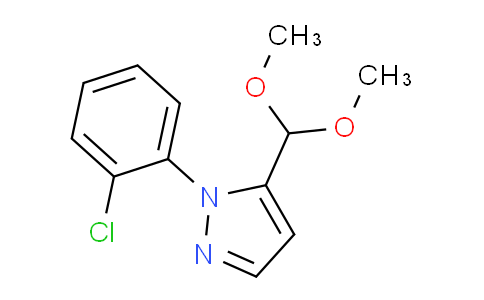 CAS No. 1269293-16-4, 1-(2-Chlorophenyl)-5-(dimethoxymethyl)-1H-pyrazole