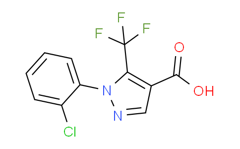 CAS No. 948293-88-7, 1-(2-Chlorophenyl)-5-(trifluoromethyl)-1H-pyrazole-4-carboxylic acid
