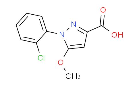 CAS No. 55983-86-3, 1-(2-Chlorophenyl)-5-methoxy-1H-pyrazole-3-carboxylic acid
