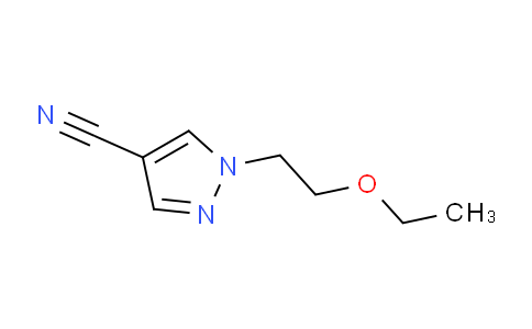 CAS No. 1707402-98-9, 1-(2-Ethoxyethyl)-1H-pyrazole-4-carbonitrile