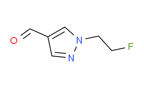 CAS No. 1421601-86-6, 1-(2-Fluoroethyl)-1H-pyrazole-4-carbaldehyde