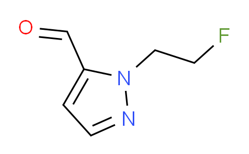 CAS No. 1429417-53-7, 1-(2-Fluoroethyl)-1H-pyrazole-5-carbaldehyde