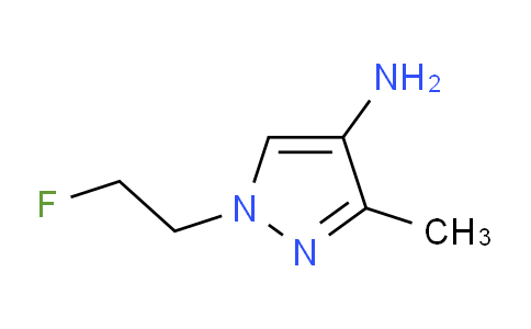 CAS No. 1427010-60-3, 1-(2-Fluoroethyl)-3-methyl-1H-pyrazol-4-amine