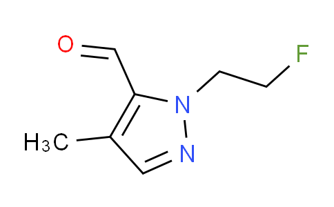 CAS No. 1429417-95-7, 1-(2-Fluoroethyl)-4-methyl-1H-pyrazole-5-carbaldehyde