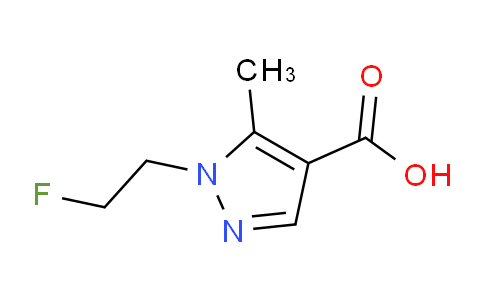 CAS No. 1443279-66-0, 1-(2-Fluoroethyl)-5-methyl-1H-pyrazole-4-carboxylic acid