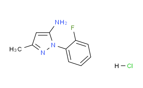 CAS No. 1172771-12-8, 1-(2-Fluorophenyl)-3-methyl-1H-pyrazol-5-amine hydrochloride