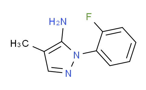 CAS No. 1448854-93-0, 1-(2-Fluorophenyl)-4-methyl-1H-pyrazol-5-amine
