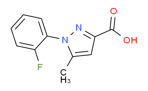 CAS No. 1225999-19-8, 1-(2-Fluorophenyl)-5-methyl-1H-pyrazole-3-carboxylic acid