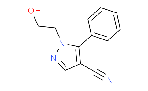 CAS No. 27328-72-9, 1-(2-Hydroxyethyl)-5-phenyl-1H-pyrazole-4-carbonitrile