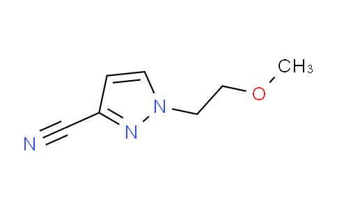 CAS No. 1707563-36-7, 1-(2-Methoxyethyl)-1H-pyrazole-3-carbonitrile