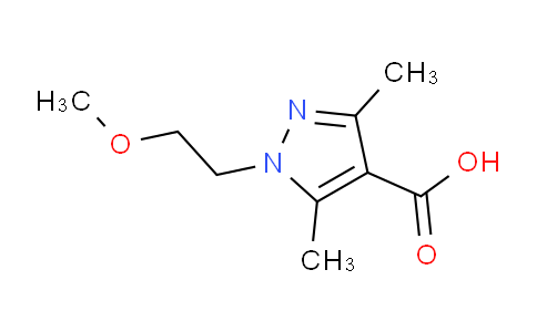 CAS No. 1108712-66-8, 1-(2-Methoxyethyl)-3,5-dimethyl-1H-pyrazole-4-carboxylic acid