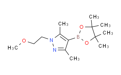 CAS No. 1200537-40-1, 1-(2-Methoxyethyl)-3,5-dimethyl-4-(tetramethyl-1,3,2-dioxaborolan-2-yl)-1H-pyrazole