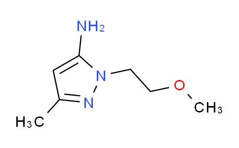 CAS No. 1325164-68-8, 1-(2-Methoxyethyl)-3-methyl-1H-pyrazol-5-amine